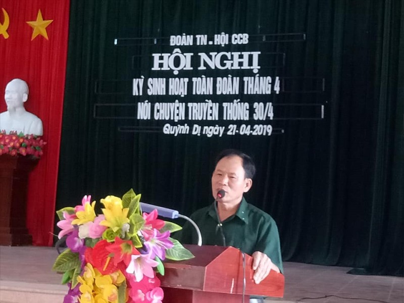 Nghe Cựu chiến binh nói chuyện truyền thống về ngày  30/4 – Ngày non sông Việt Nam thống nhất