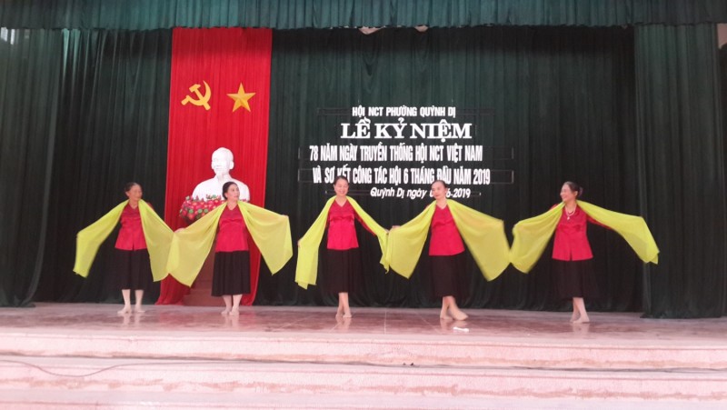 Quỳnh Dị: Sinh hoạt, giao lưu văn nghệ, Thể thao nhân kỷ niệm 78 năm Ngày truyền thống Hội Người cao tuổi Việt Nam.